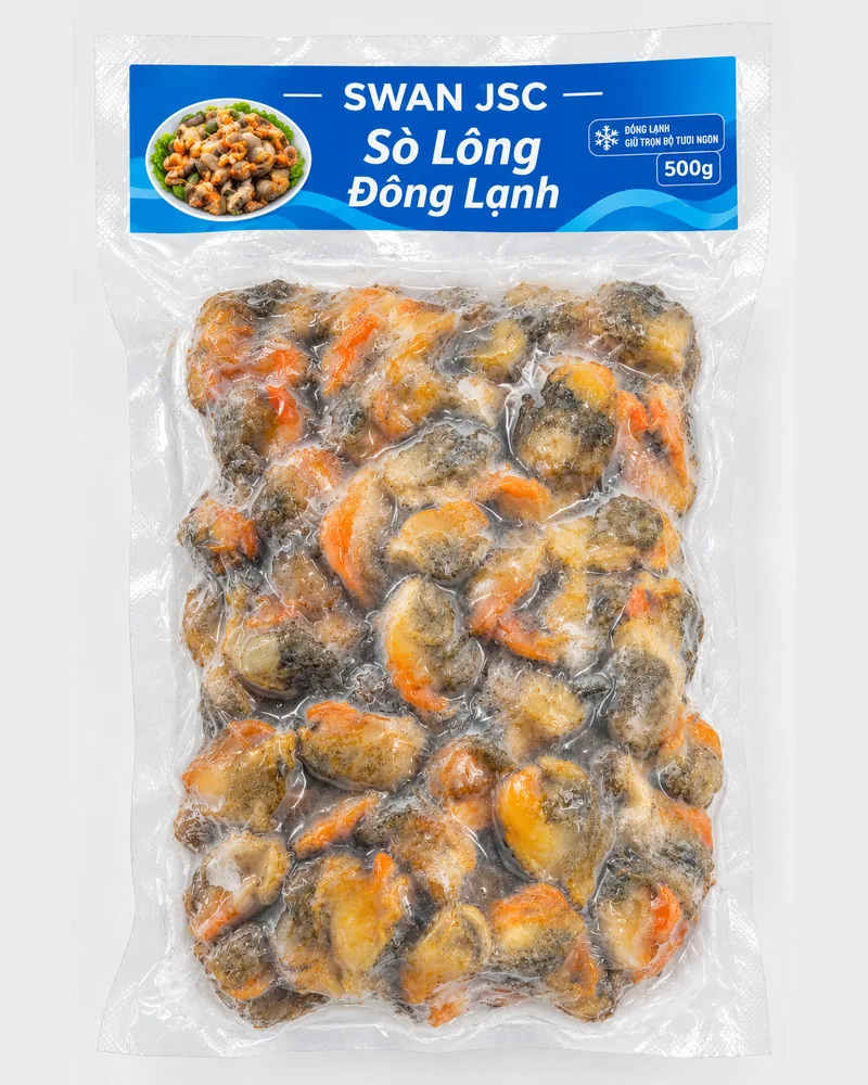 Frozen blood clam