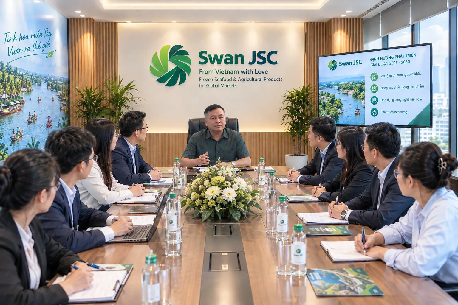 Swan JSC の戦略会議