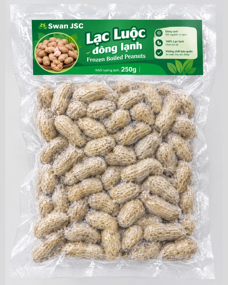 Frozen boiled peanuts