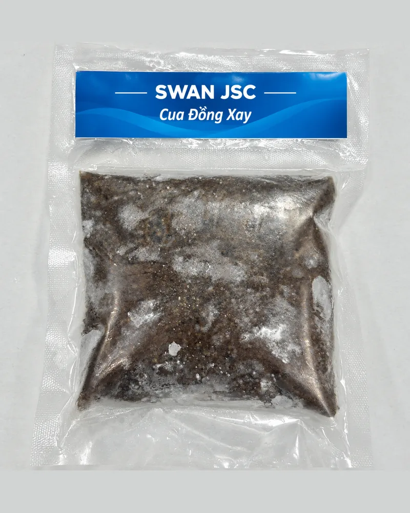 Frozen pureed freshwater crab