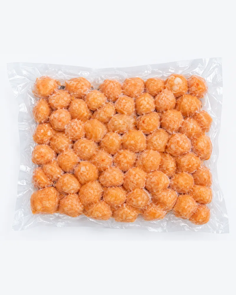 Frozen shrimp-flavor fish balls