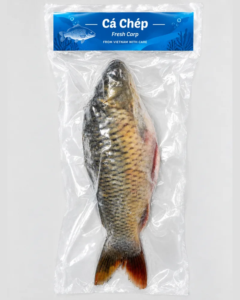 Frozen whole carp